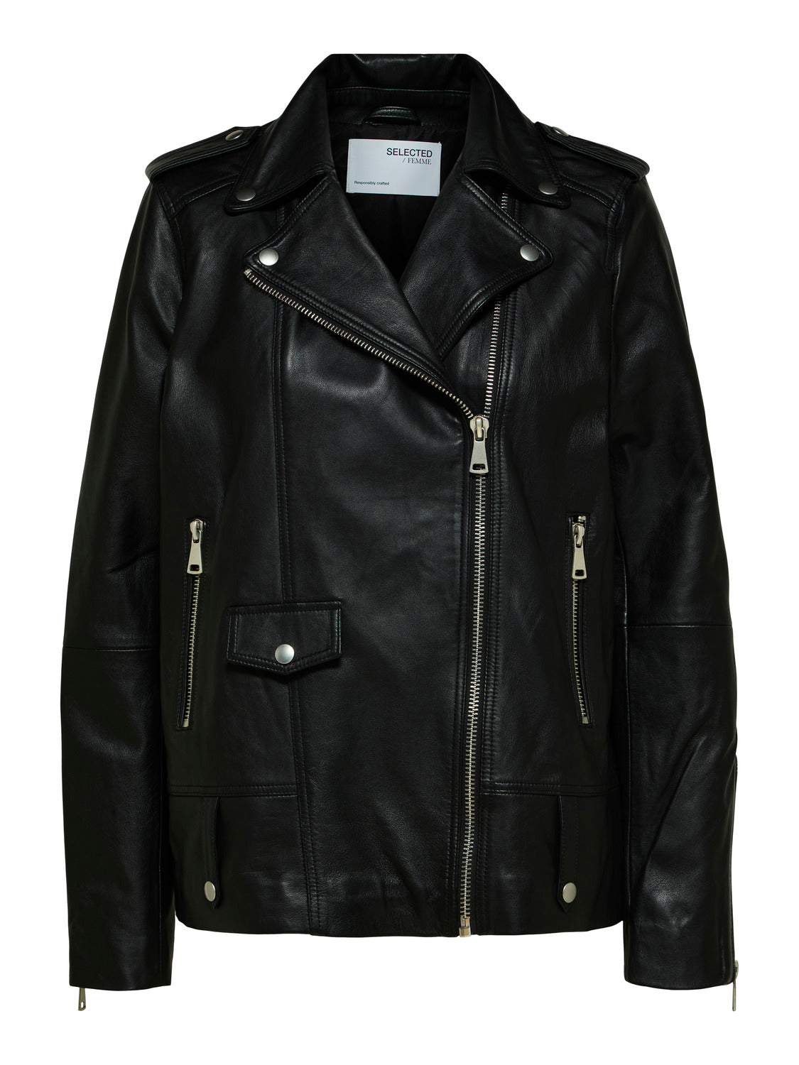 Madison Skinnjakke - Sort